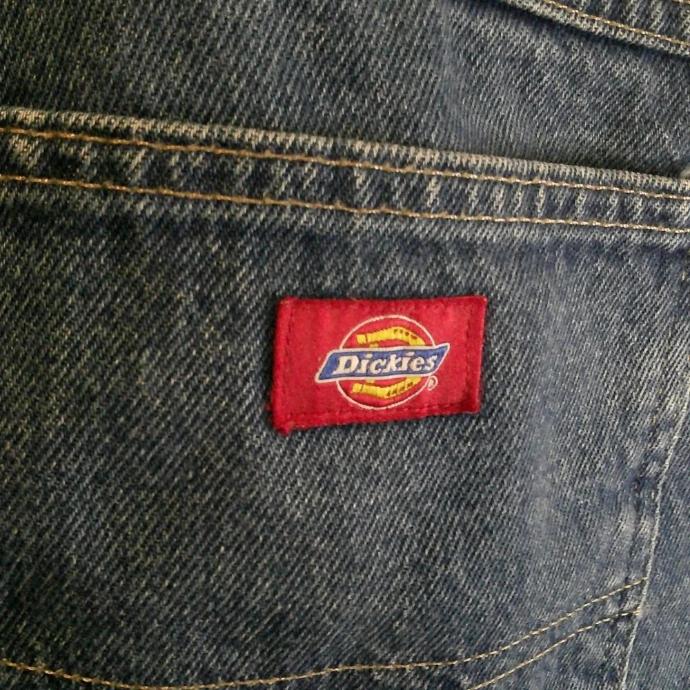 Distressed Dickies Denim Jeans‎ Relaxed Fit Work Utility Pants 46x30